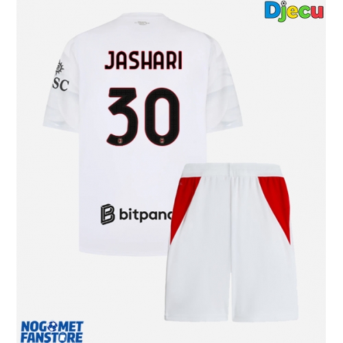 AC Milan Ardon Jashari #30 Gostujuci Dres za djecu 2026-27 Kratak Rukav (+ Kratke hlače)
